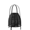 Lanterne bambou noir h.60cm