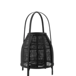 Lanterne bambou noir h.60cm