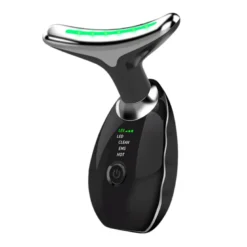 Led anti-âge cou et mâchoire noir
