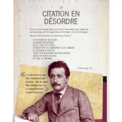 Le Grand Livre des énigmes Albert Einstein