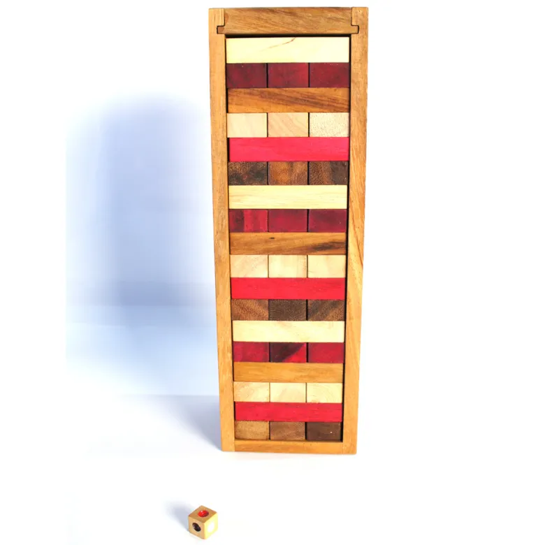 Le jenga couleur