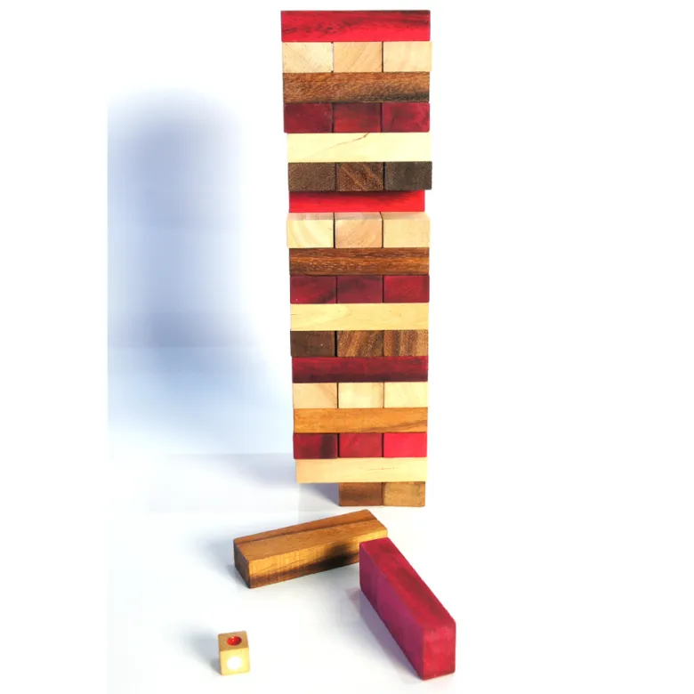 Le jenga couleur