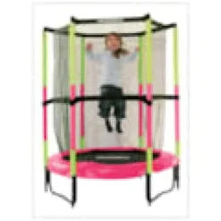 Le trampoline joey jump 3.0 rose de 140