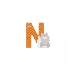 Lettre n - chat norvégien