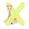 Lettre x sophie la girafe
