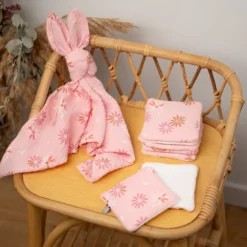 Lingettes lavables bébé 8 pièces rosella