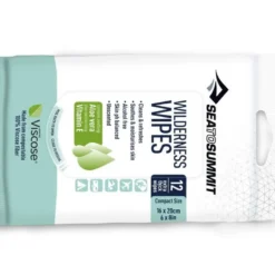 Lingettes lavantes sea to summit wilderness wipes taille m (lot de 12)