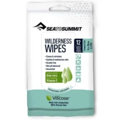Lingettes lavantes sea to summit wilderness wipes taille m (lot de 12)