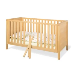 Lit bébé évolutif enno naturel 140x70