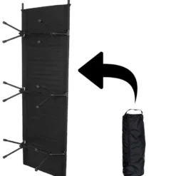 Lit de camp pliable fosco field cot lightweight black