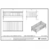 Lit simple junior blanc 70 x 140