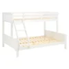Lits superposes 90x200 et140x200 blanc