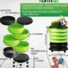 Lombricomposteur wormbox 4 plateaux, 72l