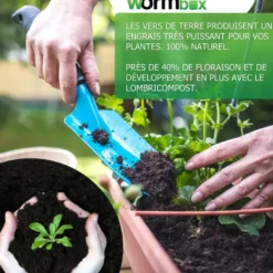 Lombricomposteur wormbox 4 plateaux, 72l