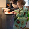 Long tablier tidy tot - pistache
