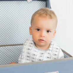 Lot de 7 bavoirs bébé blanc