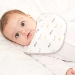 Lot de 7 bavoirs bébé jaune
