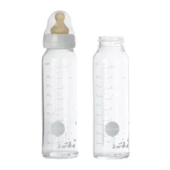 Lot de 2 biberons en verre 240ml