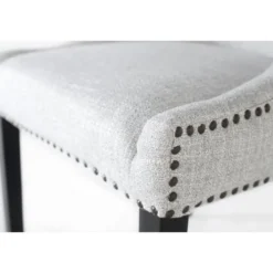 Lot de 2 chaises bois gris - décoration