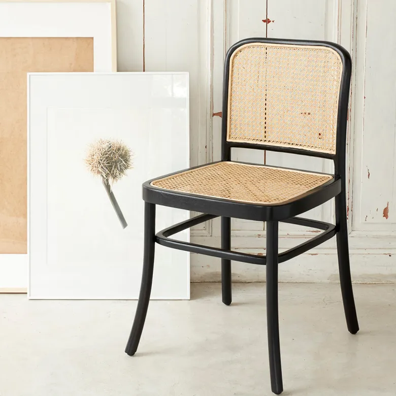 Lot de 2 chaises en acajou