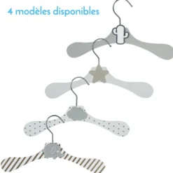 Lot de 10 cintres pour enfant