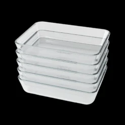 Lot de 5 lunch box en verre prep