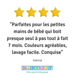 Lot de 4 mini-tasses graduées babycup