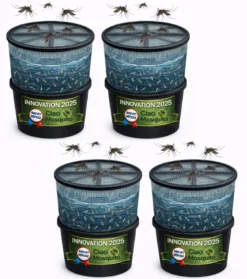 Lot de 4 pièges à larves avec seau