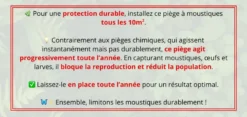 Lot de 4 pièges à moustique avec seau