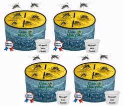 Lot de 4 pièges à moustique sans seau