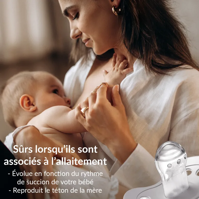 Lot de 2 sucettes dynamiques difrax