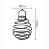 Lot de 2 suspensions spirale solaires
