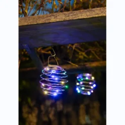 Lot de 2 suspensions spirale solaires