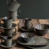 Lot de 4 tasses à café liv bleu 22 cl