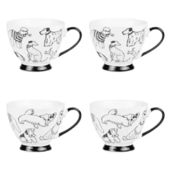 Lot de 4 tasses oscar 20 cl