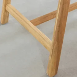 Lot table haute + 2 bancs en acacia