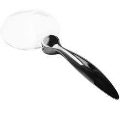 Loupe double grossissement 2,5x/5x avec étui de protection