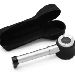 Loupe à poser fishtec grossissement x5 éclairante 3 led aluminium