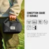 Lunch bag isotherme- noir-6,7l-étanche-eco-responsable Noir