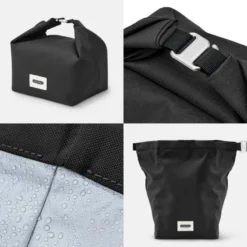 Lunch bag isotherme- noir-6,7l-étanche-eco-responsable Noir