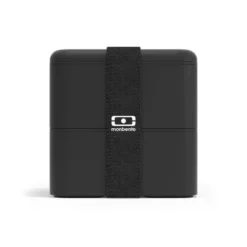 Lunch box carrée 2x850ml noir