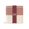 Lunch box carrée 2x850ml rose