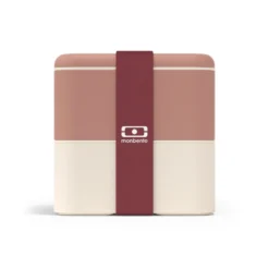 Lunch box carrée 2x850ml rose