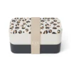 Lunch box rectangle 2x500ml leopard