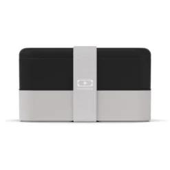 Lunch box rectangle 2x500ml noir coton