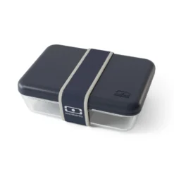 Lunch box verre 600 ml bleu