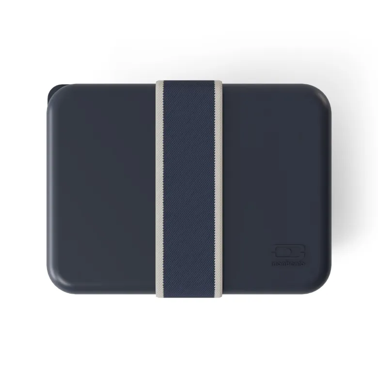 Lunch box verre 600 ml bleu