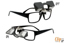 Lunettes d’assurage escalade clip up – compatibles lunettes de vue soleil