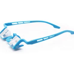 Lunettes d’assurage plasfun evo – vision élargie & confort cervical - blue Bleu
