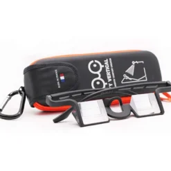 Lunettes d’assurage plasfun evo – vision élargie & confort cervical - black Noir